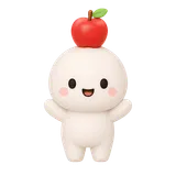 리번이 사과 코스튬